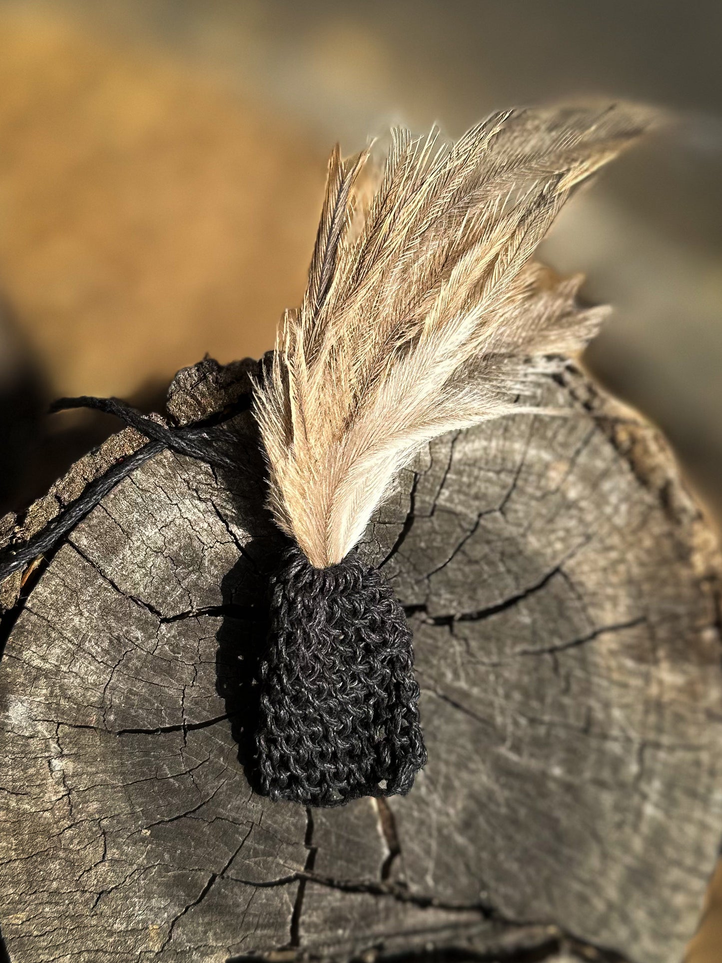 Dilly Bag Necklace + Free Emu Feather Bundle