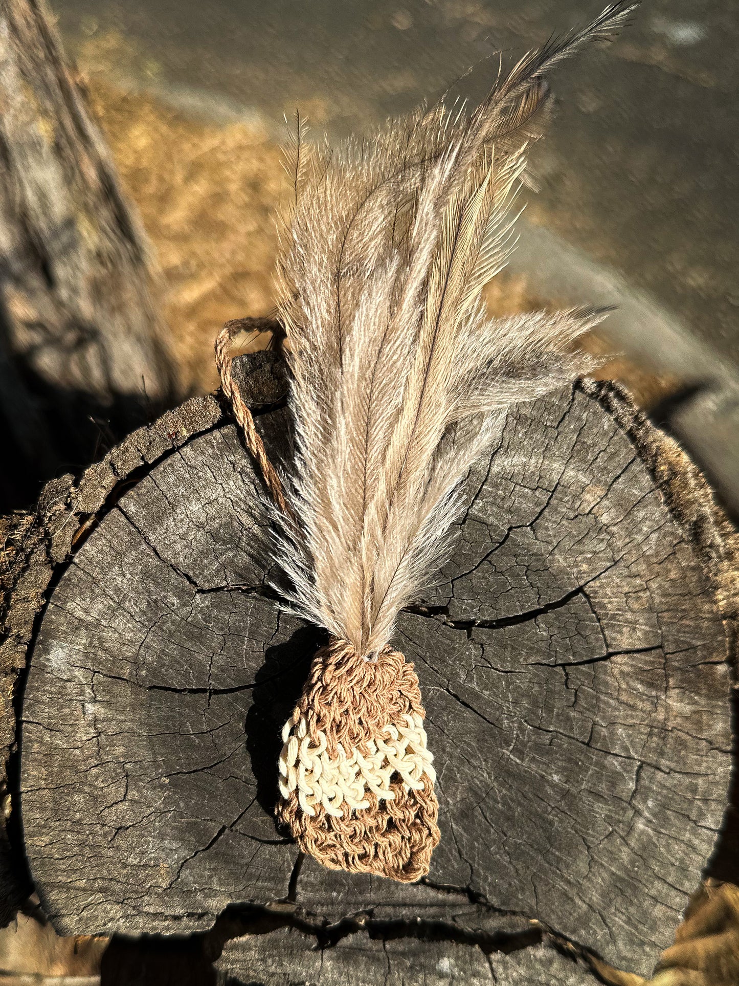 Dilly Bag Necklace + Free Emu Feather Bundle