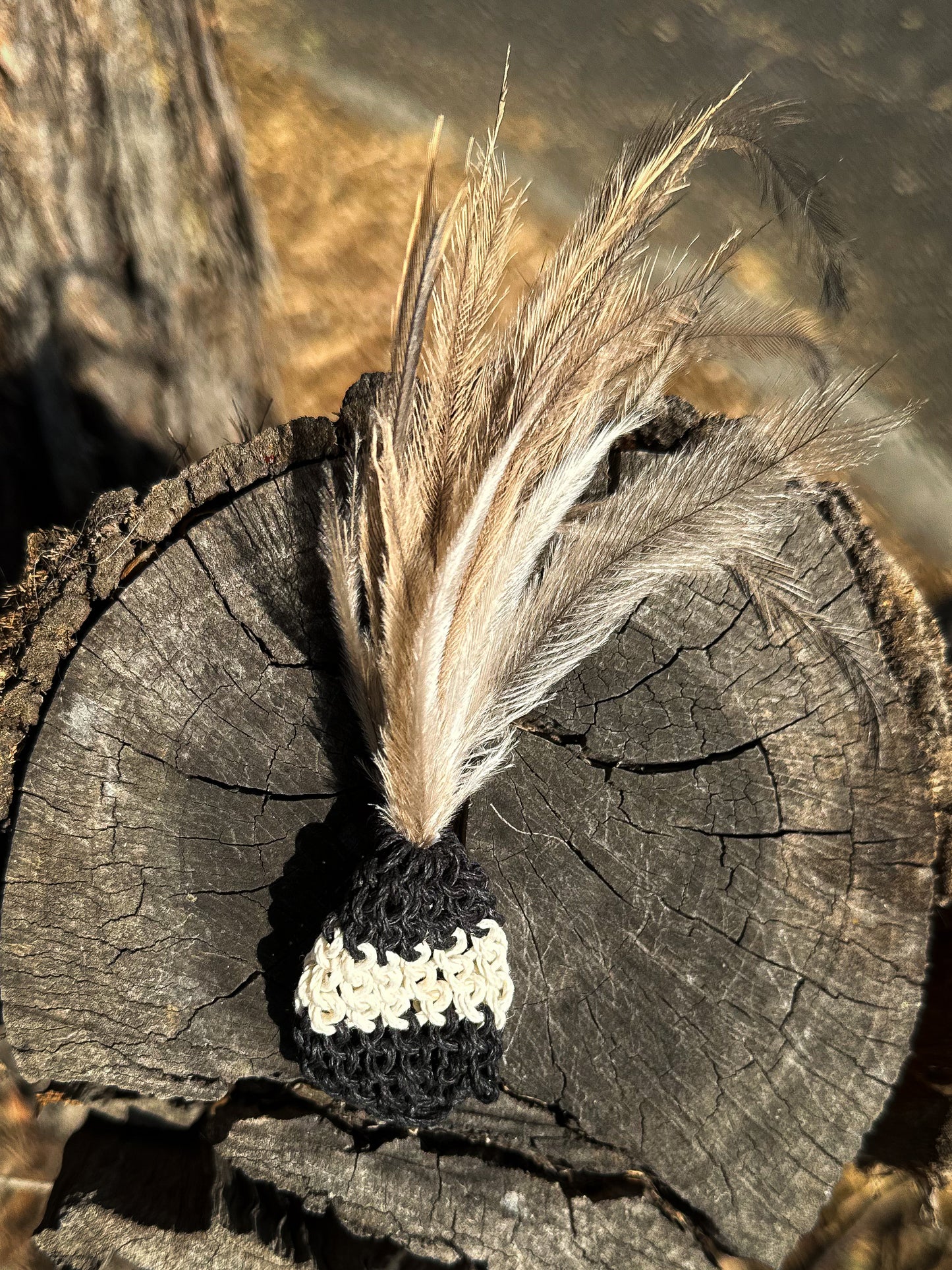 Dilly Bag Necklace + Free Emu Feather Bundle