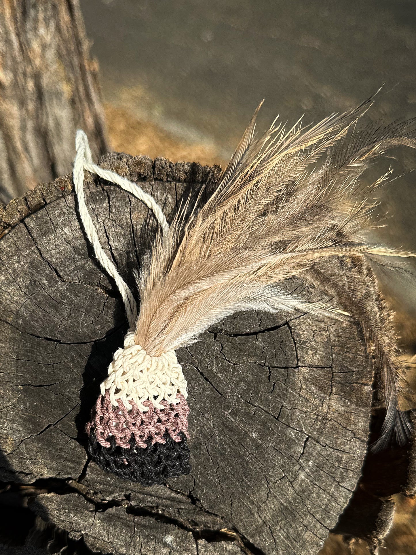 Dilly Bag Necklace + Free Emu Feather Bundle