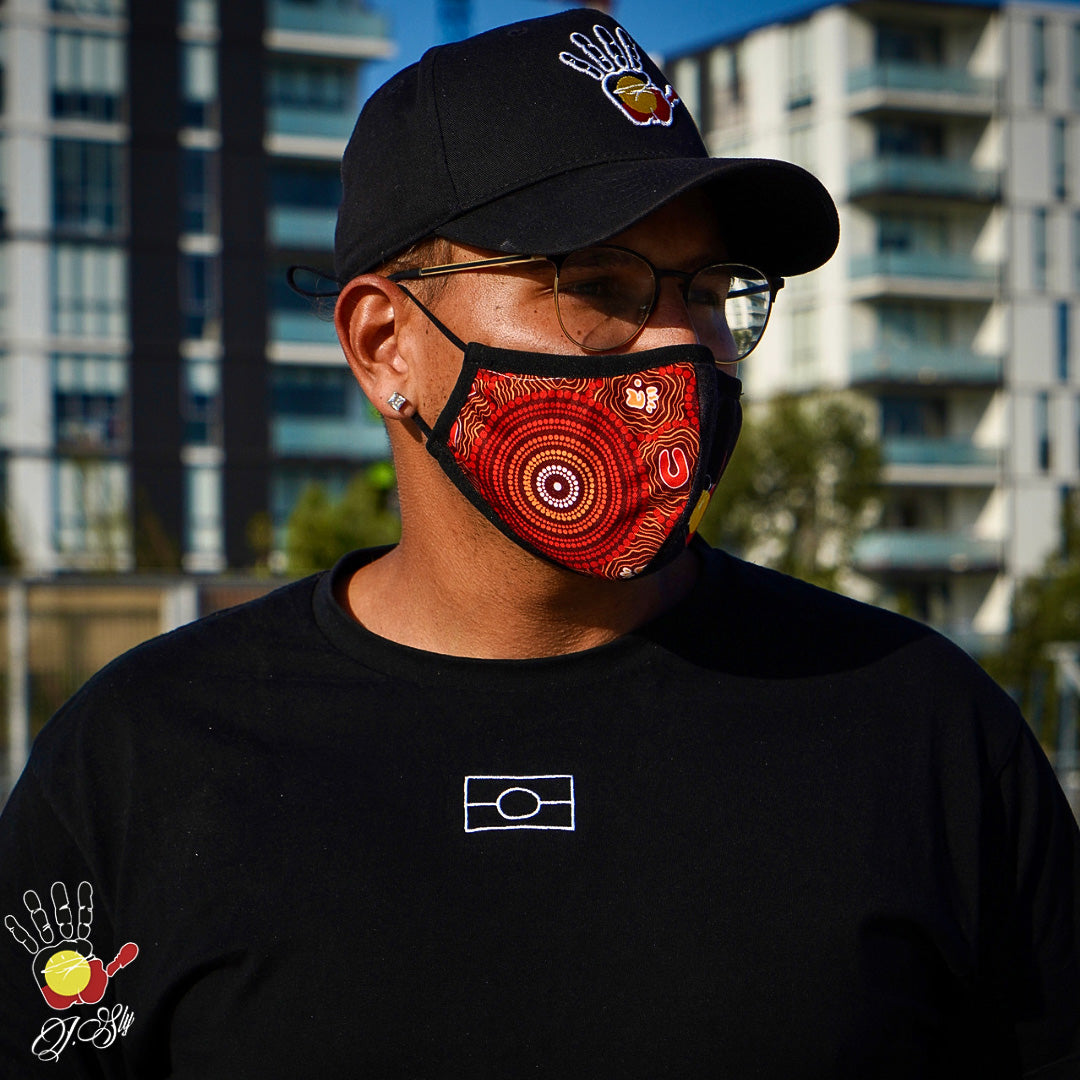 RED EARTH FILTERED MASK